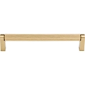 Top Knobs M2602 Amwell Bar Pull 5 1/16 Inch CC Honey Bronze